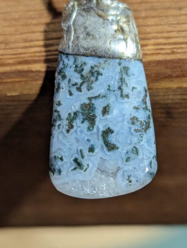Baker Blue Agate Pendant